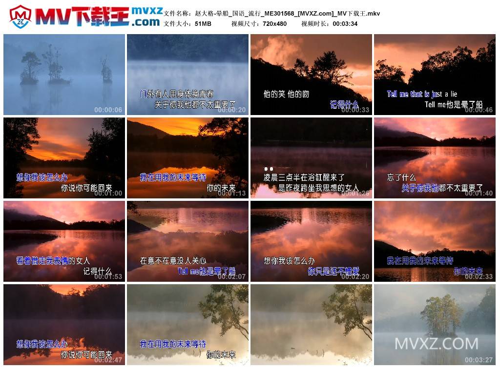 赵大格-晕船_国语_流行_ME301568